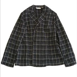 Sagharbor black plaid jacket blazer Size PXL